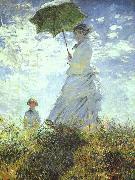 Claude Monet Woman with a Parasol Norge oil painting reproduction